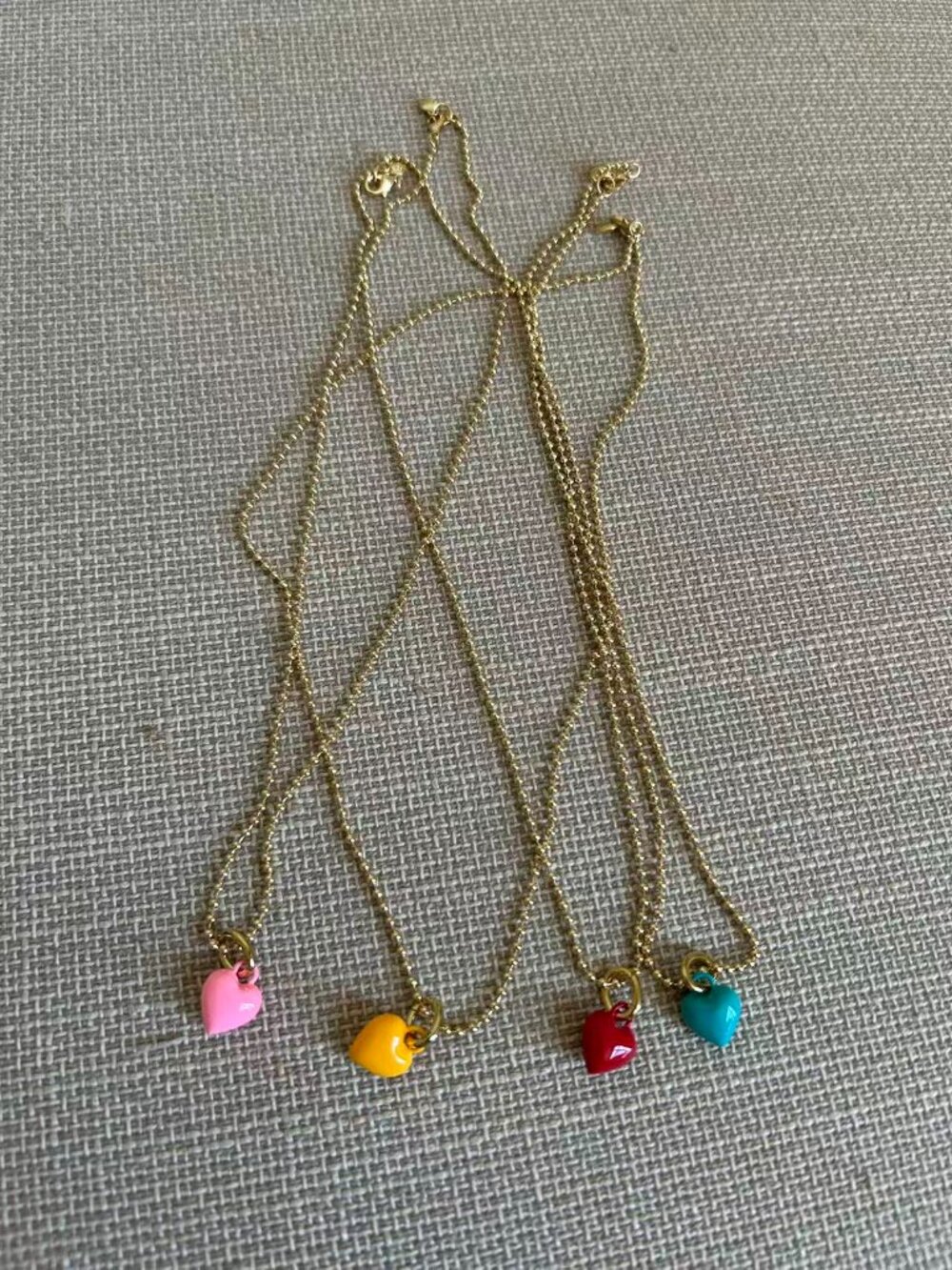 🔵 Roxanne Assoulin The Itsy Bitsy Baby Bead Charm Necklace Dark Turquoise - Picture 4 of 5